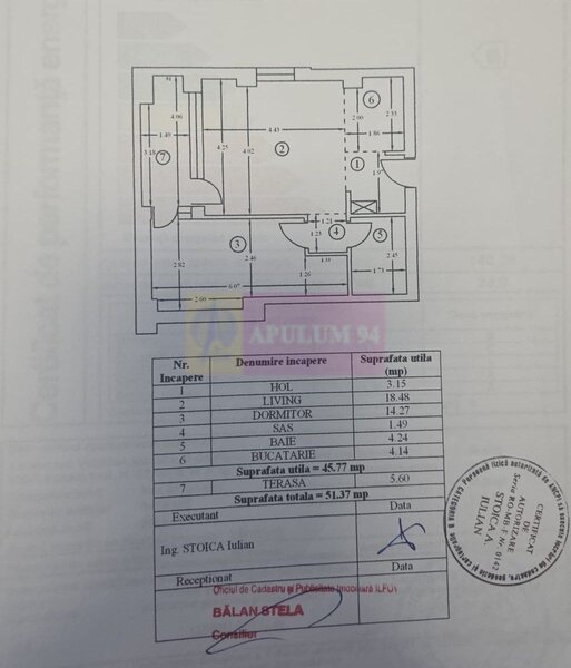 Apartament 2 camere in Pipera langa Scoala Americana bloc nou